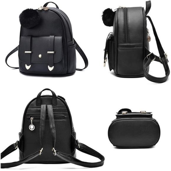 Fashion Backpack Mini Backpack Purse for Women White - Picture 2 of 6